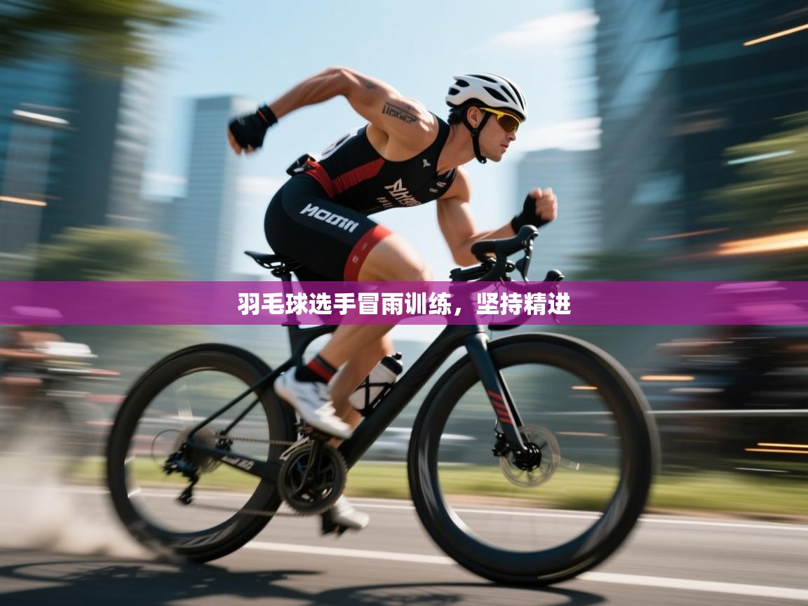 羽毛球选手冒雨训练，坚持精进  第1张